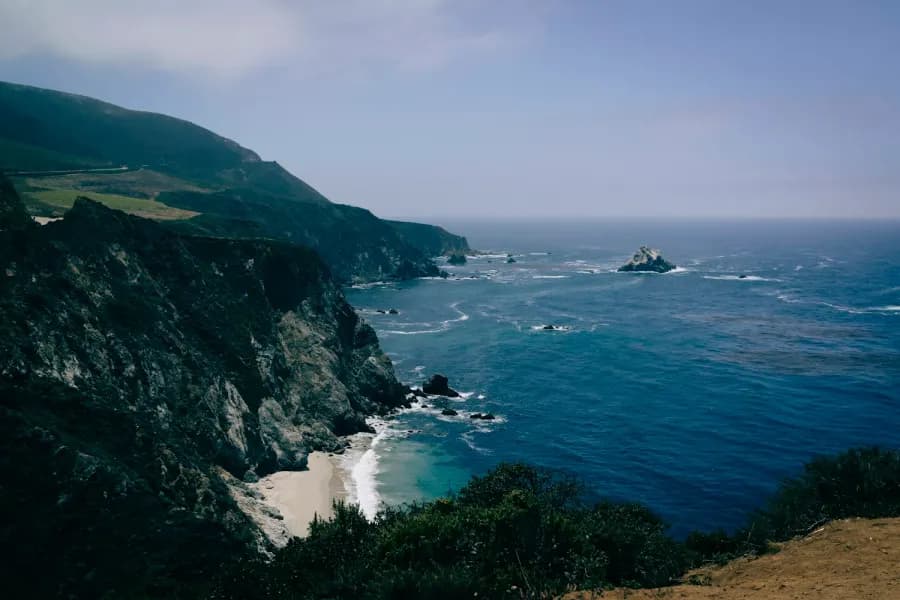Big Sur coastal cliffs